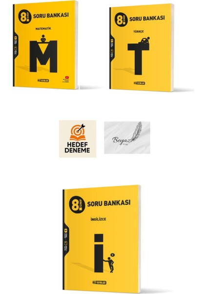 Hız 8.sınıf Matematik Türkçe Ingilizce Soru Bankası Hedef Deneme