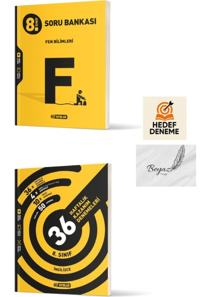 Hız 8.sınıf Fen Bilimleri Soru Bankası 36 Haftalık Ingilizce Denemeleri Hedef Deneme