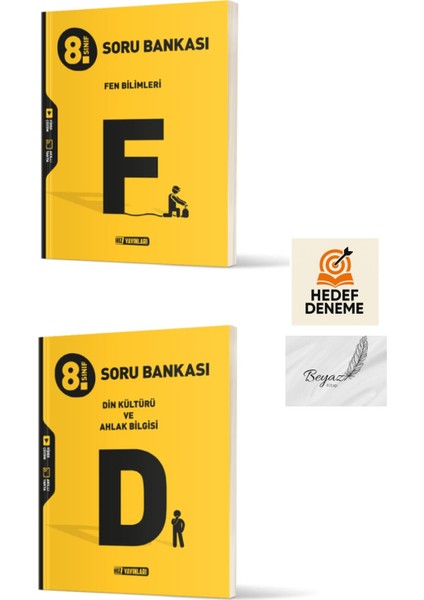 Hız 8.sınıf Fen Bilimleri Din Kültürü ve Ahlak Bilgisi Soru Bankası Hedef Deneme