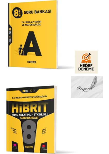 Hız 8.sınıf Inkılap Tarihi ve Atatürkçülük Soru Bankası Hibrit Inkılap Tarihi ve Atatürkçülük Konu Anlatımlı Soru Bankası Hedef Deneme