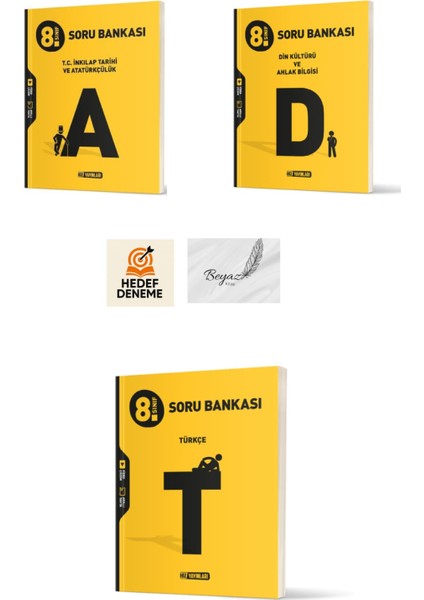 Hız 8.sınıf Inkılap Tarihi ve Atatürkçülük Din Kültürü ve Ahlak Bilgisi Türkçe Soru Bankası Hedef Deneme