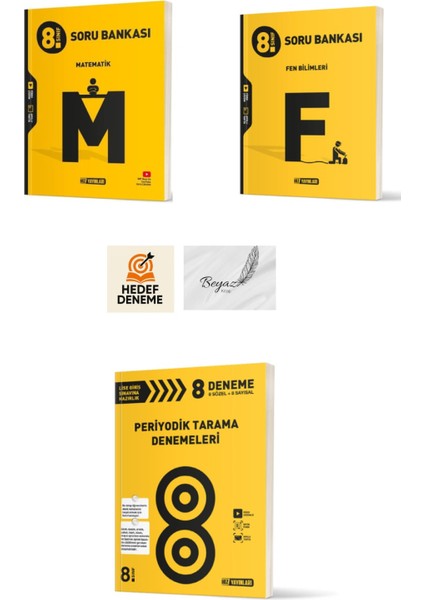 Hız 8.sınıf Matematik Fen Bilimleri Soru Bankası Periyodik Tarama Denemeleri Hedef Deneme