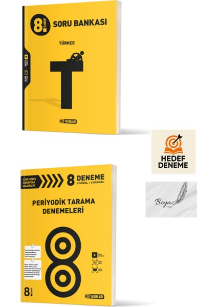 Hız 8.sınıf Türkçe Soru Bankası Periyodik Tarama Denemeleri Hedef Deneme