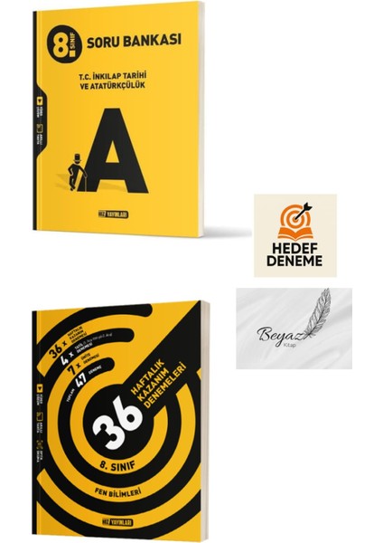 Hız 8.sınıf Inkılap Tarihi ve Atatürkçülük Soru Bankası 36 Haftalık Fen Bilimleri Denemeleri Hedef Deneme