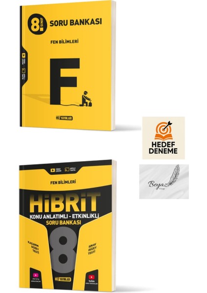 Hız 8.sınıf Fen Bilimleri Soru Hibrit Fen Bilimleri Konu Anlatımlı Soru Bankası Hedef Deneme