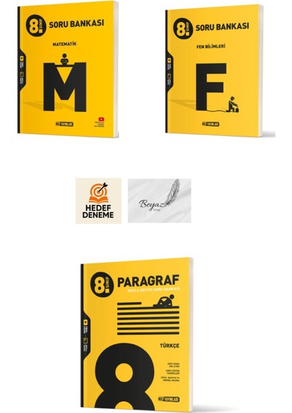 Hız 8.sınıf Matematik Fen Bilimleri Paragraf Soru Bankası Hedef Deneme