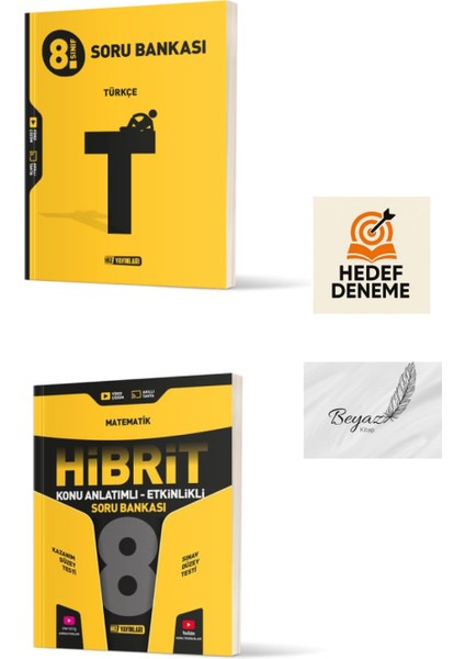 Hız 8.sınıf Türkçe Soru Hibrit Matematik Konu Anlatımlı Soru Bankası Hedef Deneme