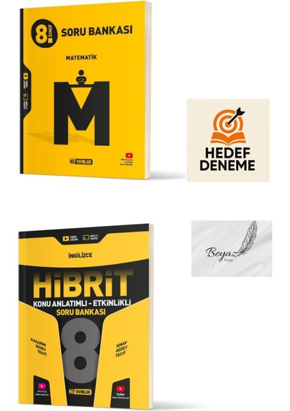 Hız 8.sınıf Matematik Soru Hibrit Ingilizce Konu Anlatımlı Soru Bankası Hedef Deneme