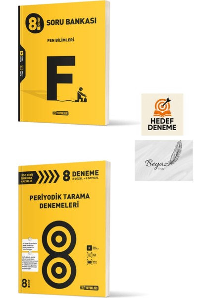 Hız 8.sınıf Fen Bilimleri Soru Bankası Periyodik Tarama Denemeleri Hedef Deneme