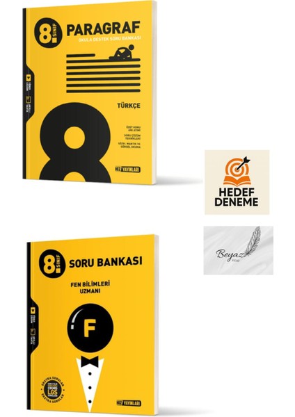 Hız 8.sınıf Paragraf Soru Bankası Fen Bilimleri Uzmanı Soru Bankası Hedef Deneme