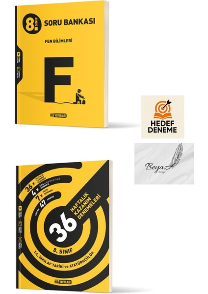 Hız 8.sınıf Fen Bilimleri Soru Bankası 36 Haftalık Inkılap Tarihi ve Atatürkçülük Denemeleri Hedef Deneme