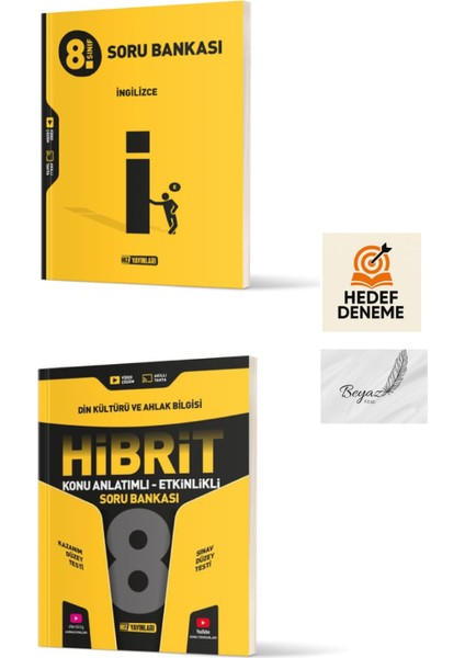 Hız 8.sınıf Ingilizce Soru Bankası Hibrit Din Kültürü ve Ahlak Bilgisi Konu Anlatımlı Soru Bankası Hedef Deneme