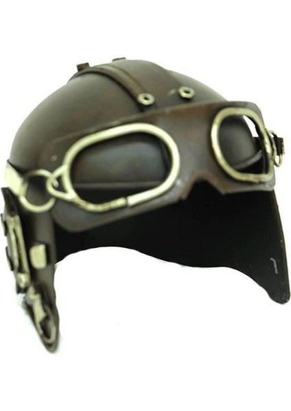Dekoratif Metal Pilot Kaskı Biblo Vintage Dekoratif Hediyelik fiyatları