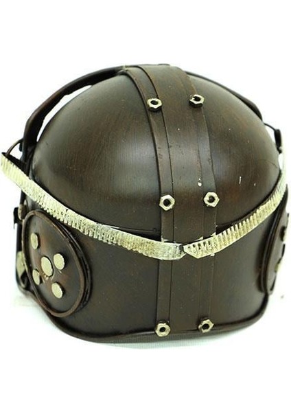Dekoratif Metal Pilot Kaskı Biblo Vintage Dekoratif Hediyelik fırsatları