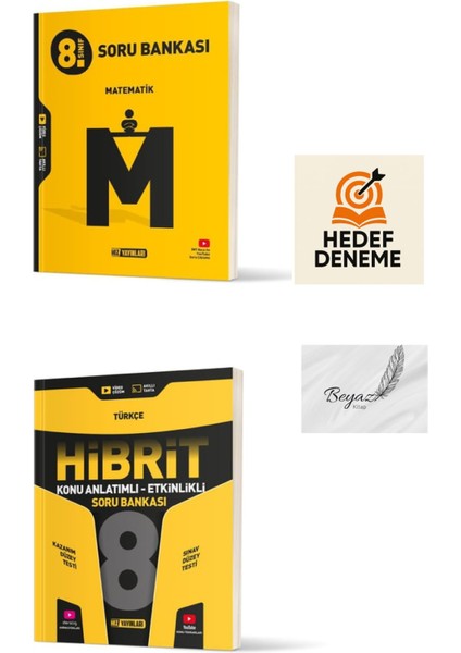 Hız 8.sınıf Matematik Soru Hibrit Türkçe Konu Anlatımlı Soru Bankası Hedef Deneme