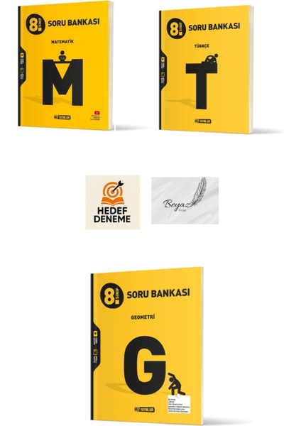 Hız 8.sınıf Matematik Türkçe Geometri Soru Bankası Hedef Deneme