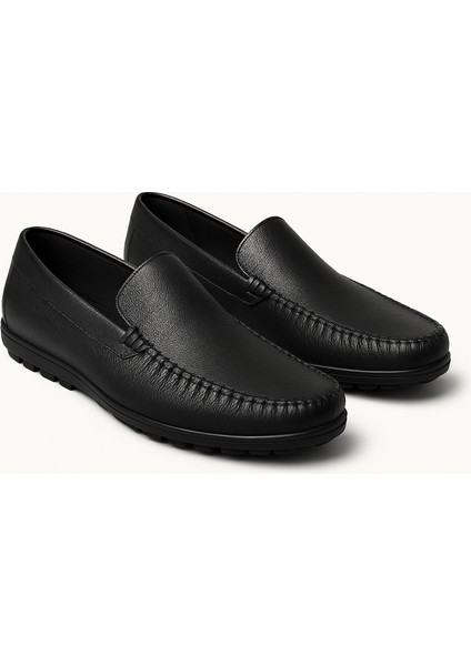 GE0186 Hakiki Deri Esnek Yumuşak Deri Comfort Tokasız Erkek Loafer Babet Ayakkabı fırsatları