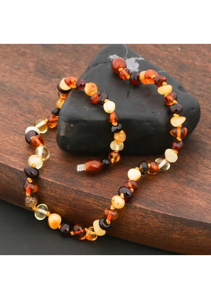 Bebek Damla Kehribar Diş Kolye fırsatları