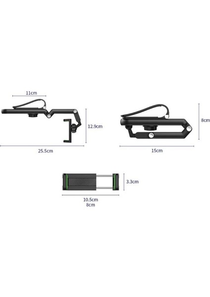 1080° Dönebilen Çok Fonksiyonlu Telefon Tutucu