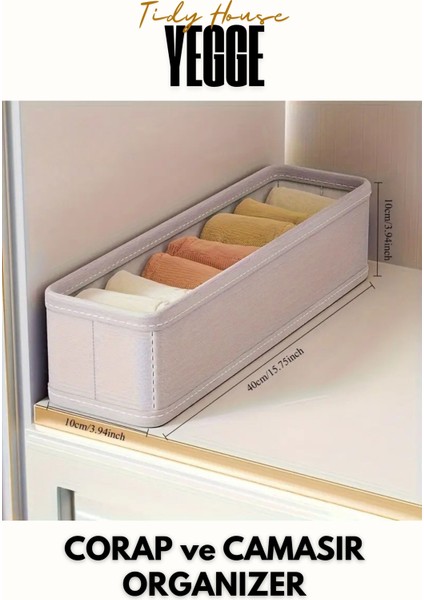 Çekmece ve Dolap Içi Düzenleyici, Raf Düzenleyici, Katlanabilir Çorap ve Çamaşır Organizer Kutu modelleri