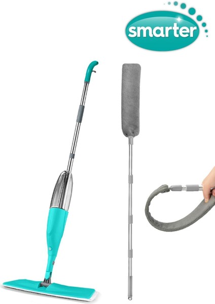 Köşe ve Yer Temizliği Için Şık ve Pratik Sprey Mop Seti