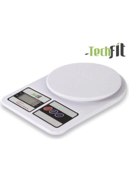 Cok Renkli Techfit TF-1010 Hassas Terazi, Şık ve Kullanışlı Ölçüm Cihazı