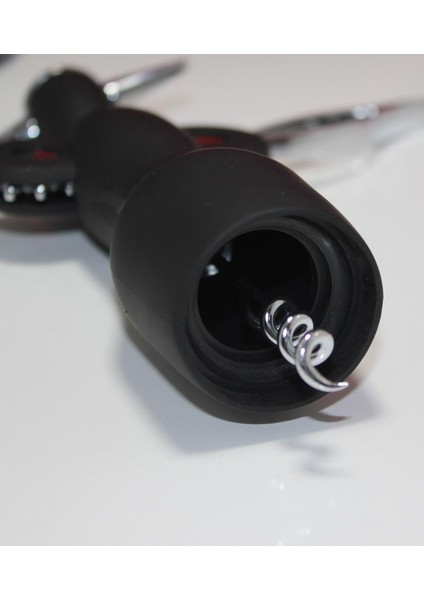 Paslanmaz Çelik Tirbuşon Açacak Siyah Şarap Açacağı modelleri