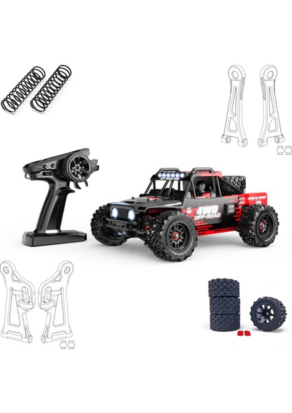 1/14 Hyper Go 14209 75KM/H 4x4 Fırçasız Motor ve Escli, Su Geçirmez 2.4 Ghz. Uzaktan Kumandalı Arazi Aracı fiyatları