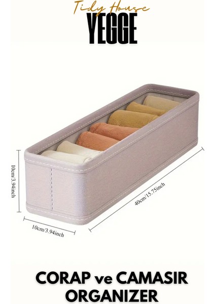 Çekmece ve Dolap Içi Düzenleyici, Raf Düzenleyici, Katlanabilir Çorap ve Çamaşır Organizer Kutu modelleri