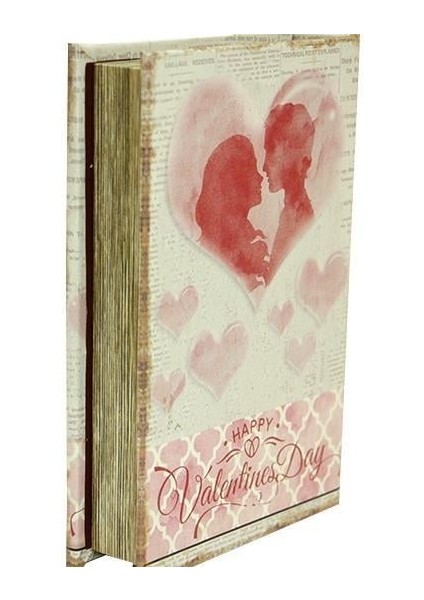 Kutu Kitap Aynalı Valentine Dekoratif Hediyelik modelleri