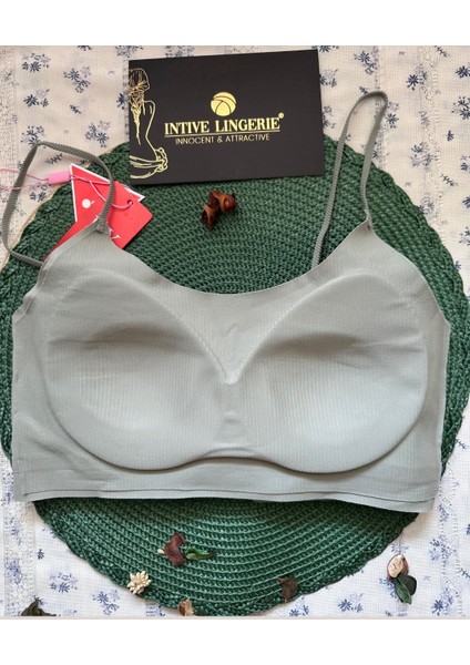 Valentina Fitilli Ince Askılı Hafif Destekli Kopçasız Dikişsiz Lazer Kesim Bralet/sütyen/büstiyer indirimleri