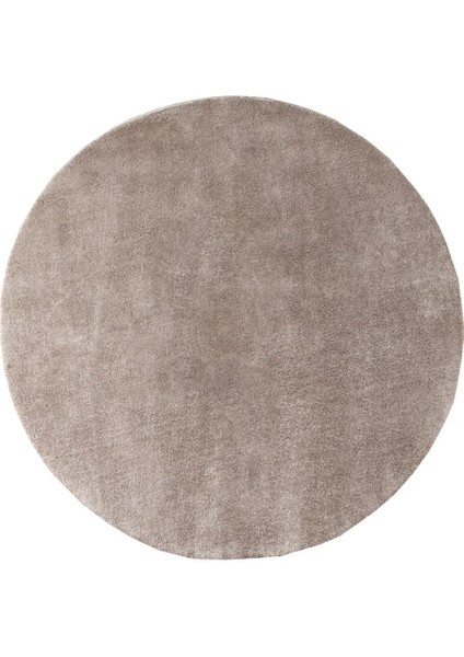 Post Daıre Vizon Renk Yumuşak Havlı Kaymaz Tabanlı ve Yıkanabilir Peluş Halı Antre Banyo Tuvalet Dekoratif Halı fırsatları