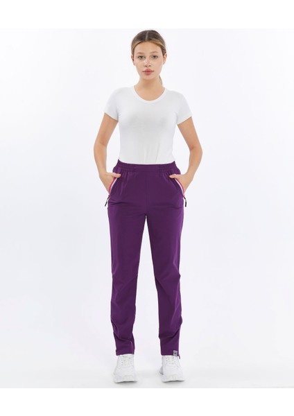 Mapamyumco Quick Dry Kadın Trekking Pantolon-Mor