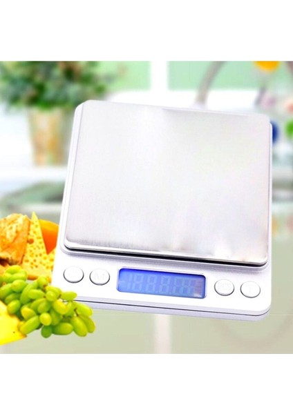 Dijital Hassas Mutfak Tartısı, 3 kg Kapasiteli, Kolay Kullanımlı ve Şık Tasarım