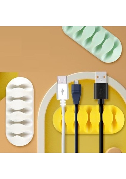 Kablo Tutucu 5 Kanallı 3lü Siyah modelleri