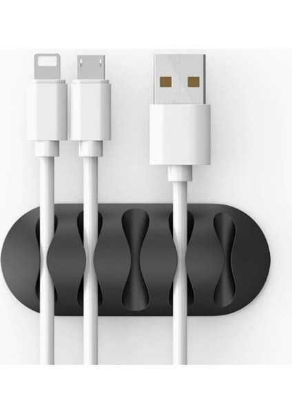 Kablo Tutucu 5 Kanallı 3lü Siyah fırsatları