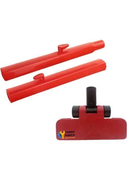 Fantom Uyumlu Du 2000 Speedy Süpürge Kırmızı Boru Emici - Kırmızı modelleri