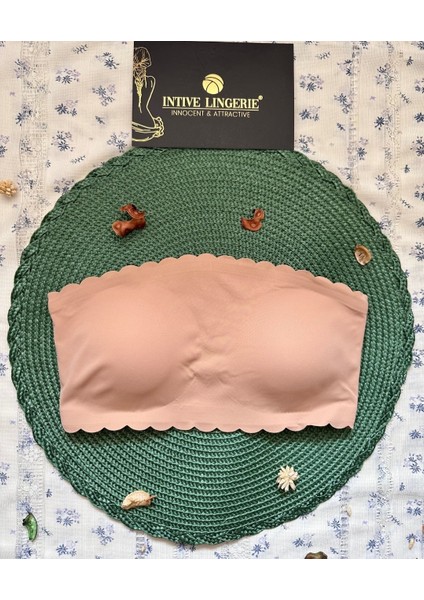 Hazel Silikonlu Askısız Balensiz Lazer Kesim Dikişsiz Çıkarılabilir Padli Ithal Straplez Sütyen fiyatları