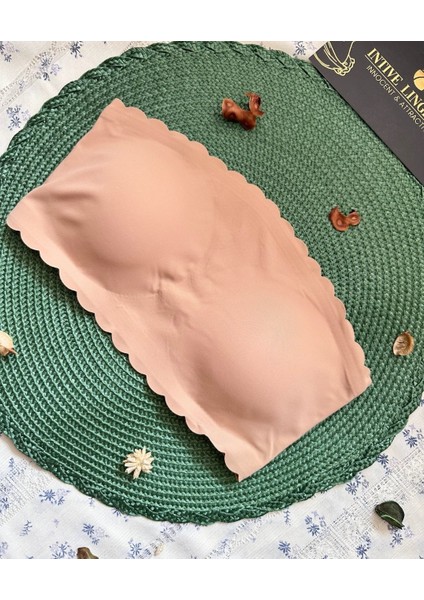 Hazel Silikonlu Askısız Balensiz Lazer Kesim Dikişsiz Çıkarılabilir Padli Ithal Straplez Sütyen modelleri