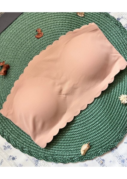 Hazel Silikonlu Askısız Balensiz Lazer Kesim Dikişsiz Çıkarılabilir Padli Ithal Straplez Sütyen fırsatları