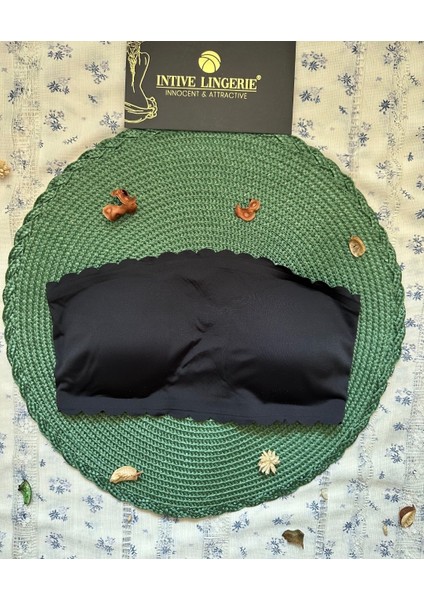 Hazel Silikonlu Askısız Balensiz Lazer Kesim Dikişsiz Çıkarılabilir Padli Ithal Straplez Sütyen fırsatları