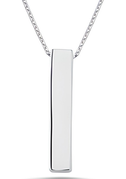 Gümüş Erkek Çubuk Kolye fiyatları