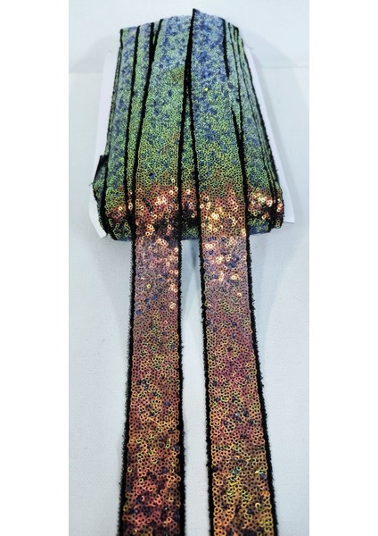 Çift Renk Janjanlı Pul Payet Şerit modelleri