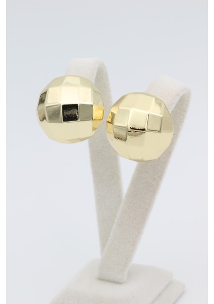 Stil Incisi/xupıng Jewelry Mozaik Yuvarlak Model Küpe