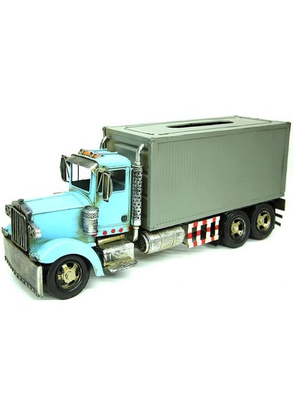 Dekoratif Metal Peçetelik Kamyon Vintage Hediyelik modelleri