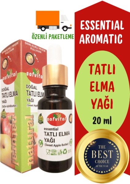 Tatlı Elma Yağı Essentıal Aromatıc - 20ML / Essentıal Aromatıc Apple Oıl - 20ML
