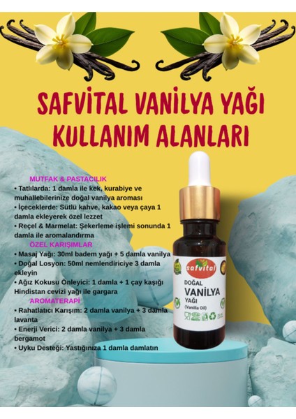 Vanilya Yağı Essentıal Aromatıc 20 ml - Vanılla Essentıal Aromatıc Oıl 20 ml modelleri
