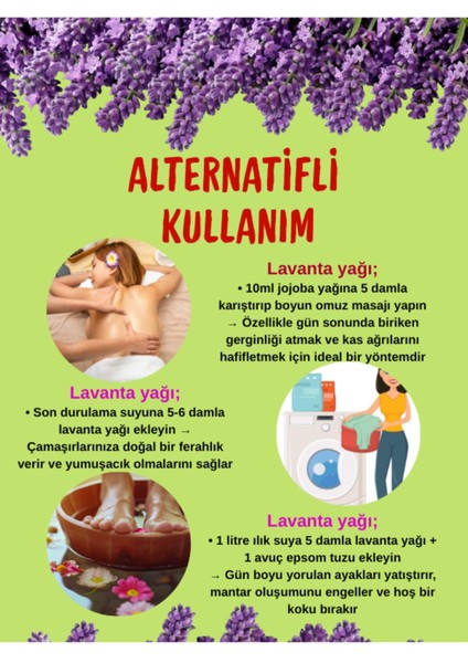 Saf Lavanta Uçucu Yağı 20ML - Ferahlık & Aromaterapi (Lavender Oıl) 20ML indirimleri