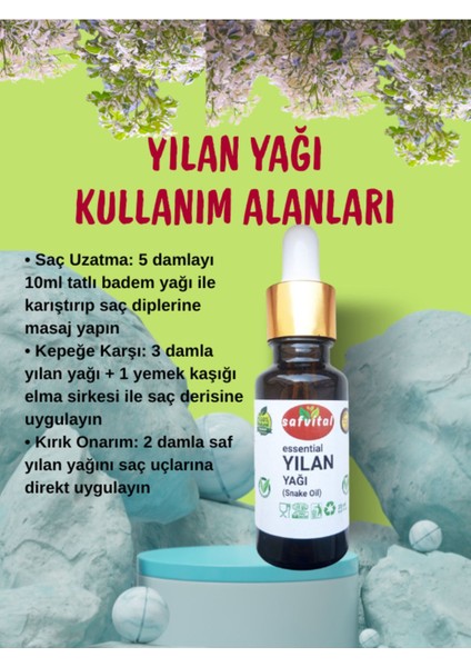 Yılan Yağı Essential Aromatic 20 ml - Saç Dökülmesine Yardımcı Bakım Formülü (Snake Oıl) (20ML) modelleri