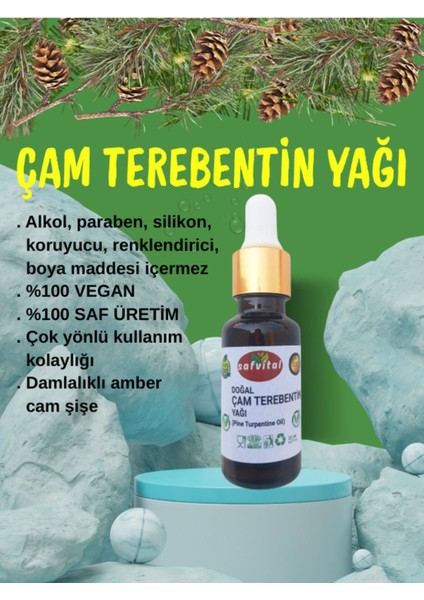 Saf Çam Terebentin Yağı 20ML - Doğal Rahatlık & Aromaterapi (Pıne Turbentıne Oıl) 20ML fiyatları